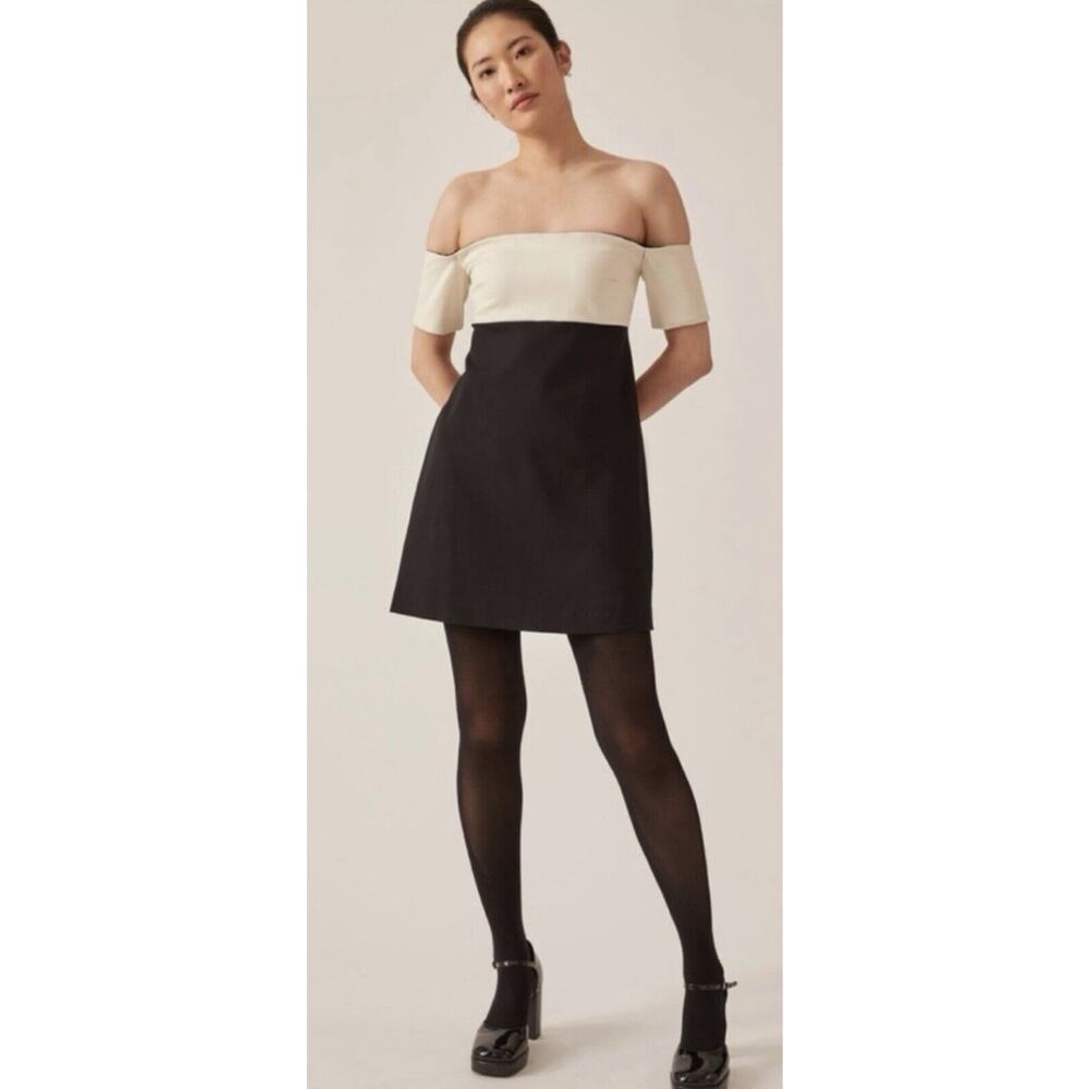 Nwt Anthropologie Maeve Colorblock Knit Mini Party Cocktail‎ Dress Medium…